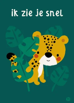 Bora Postkaart Jungle Ik zie je snel