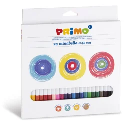 Primo Minabella kleurpotloden ø3.8mm Set 24-delig in doos
