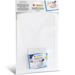 Primo Waskrijt 8 stuks met Grip en Whiteboard