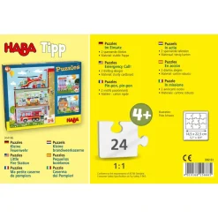 Haba Puzzels In actie 24pcs set  2-delig