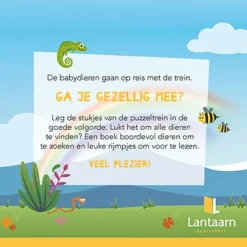 De Lantaarn Puzzeltrein - Babydieren