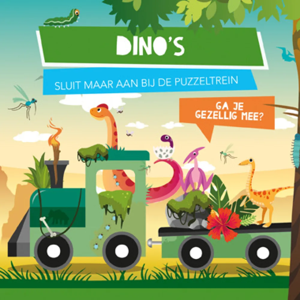 De Lantaarn Puzzeltrein Dino's