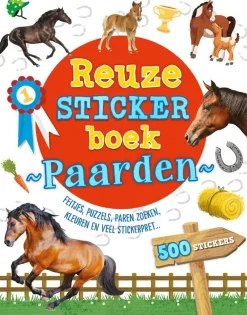 Houtendiershop Reuze stickerboek Paarden