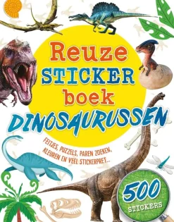 Houtendiershop Reuzestickerboek Dinosaurussen