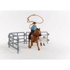 Schleich Team Roping met Cowgirl