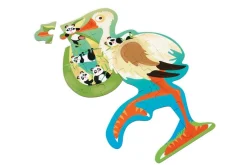 Scratch Contour Puzzel Ooievaar 26 pcs