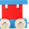 Small Foot Lettertrein Blauw en Rood Hout
