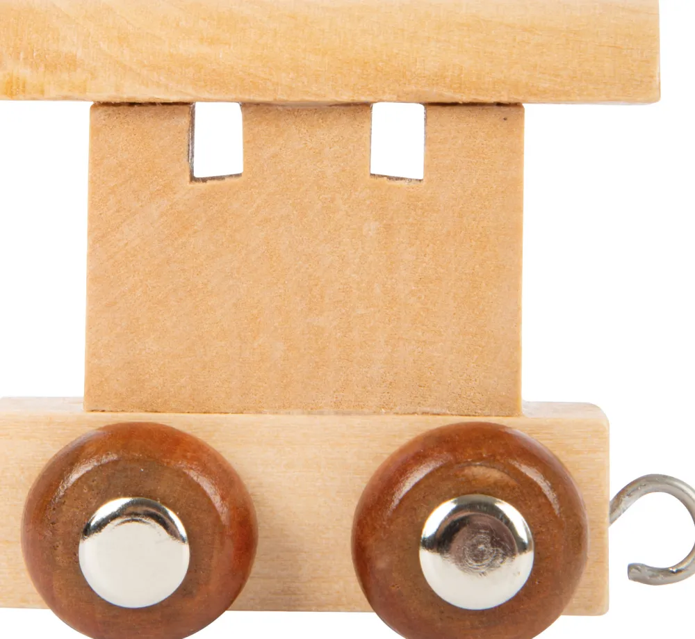 Small Foot Lettertrein Natuurlijk Hout