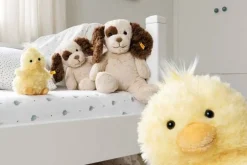 Steiff Knuffel Hond Puppy Peppi Zittend