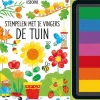 Uitgeverij Usborne Stempelen met je vingers - De Tuin