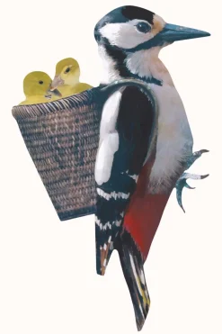 Sticky Tales Muursticker Specht