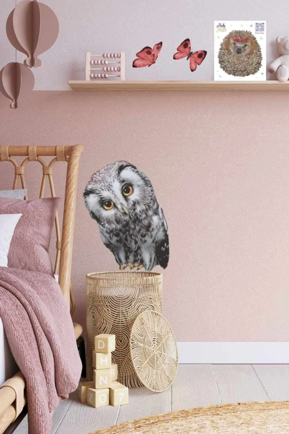 Sticky Tales Muursticker Oehoe de Uil