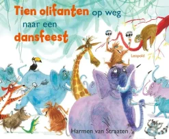 Uitgeverij Leopold Tien olifanten op weg naar een dansfeest