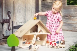 Trauffer Stal 2001 met Bruin Dak Hout