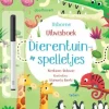 Uitgeverij Usborne Uitwisboek Dierentuinspelletjes