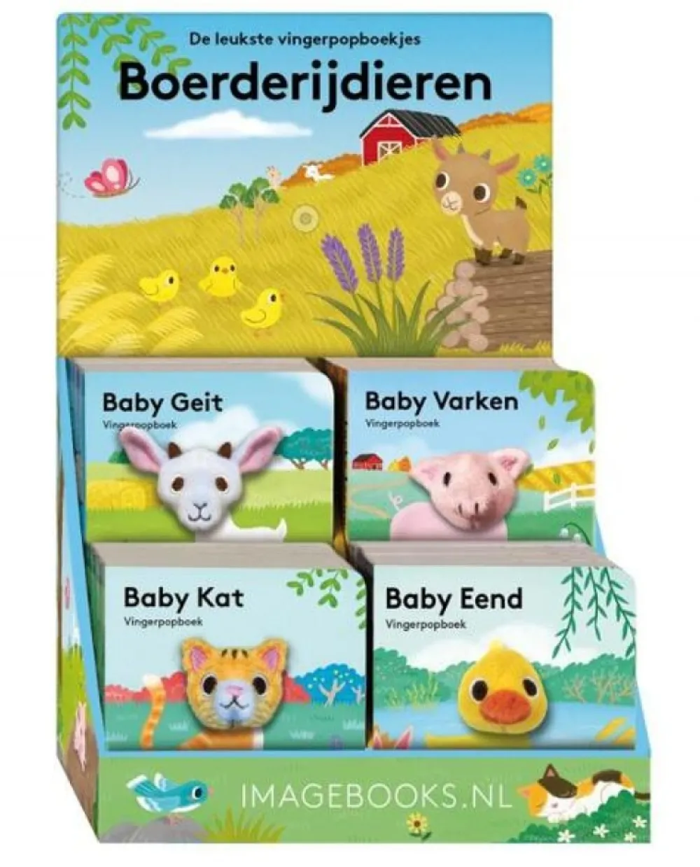 Image Books Vingerpopboekje babydieren