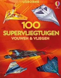 Uitgeverij Usborne Vouwen & vliegen 100 supervliegtuigen
