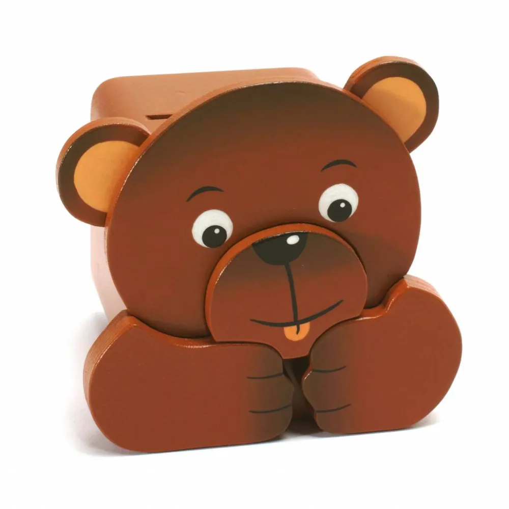 Weizenkorn Spaarpot 3D Beer Hout