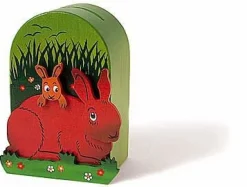 Weizenkorn Spaarpot 3D Haas Hout