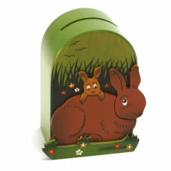 Weizenkorn Spaarpot 3D Haas Hout