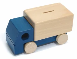 Weizenkorn Spaarpot Vrachtauto Hout