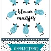 Pepermints Wenskaart Blauwe Muisjes Gefeliciteerd