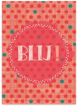 Pepermints Wenskaart Blij!