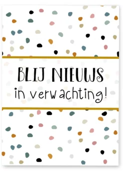 Pepermints Wenskaart Blij Nieuws in Verwachting