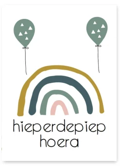 Pepermints Wenskaart Hieperdepiep Hoera