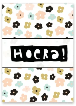 Pepermints Wenskaart Hoera!