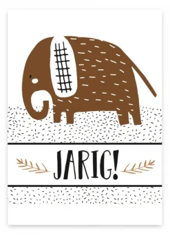 Pepermints Wenskaart Jarig!