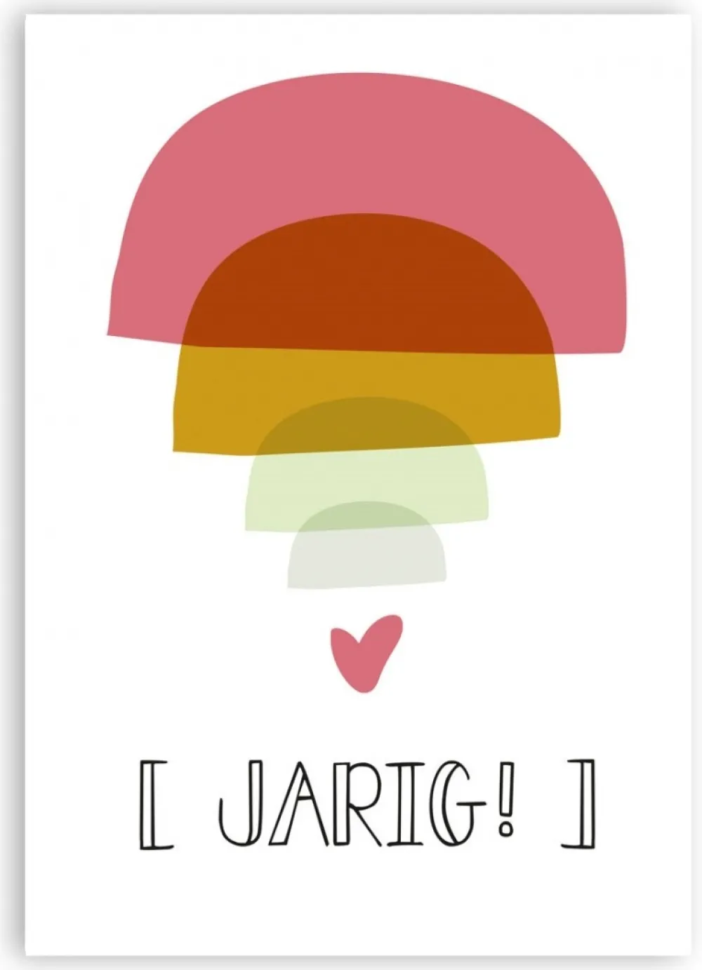 Pepermints Wenskaart Jarig!