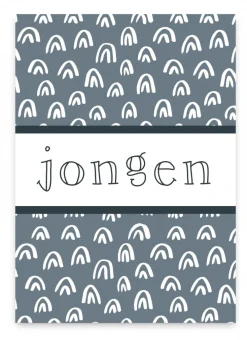 Pepermints Wenskaart Jongen (regenboog)