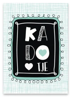 Pepermints Wenskaart Kadootje