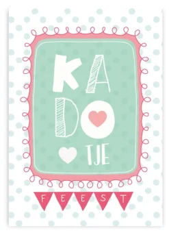 Pepermints Wenskaart Kadootje