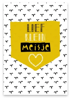 Pepermints Wenskaart Lief Klein Meisje