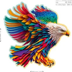Wooden City Puzzel Hout Bright Eagle 250pcs