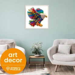 Wooden City Puzzel Hout Bright Eagle 250pcs