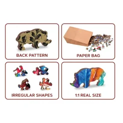 Wooden City Puzzel Hout Mystic Fox 250pcs