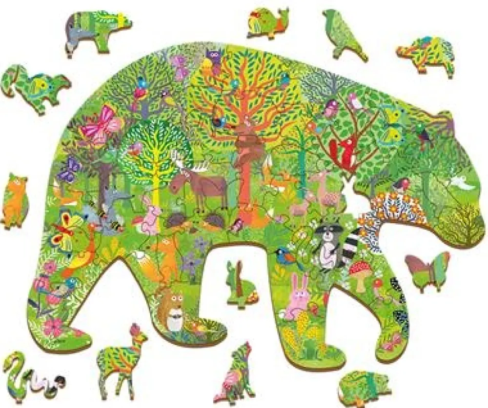 Woody Houten Puzzel Speelset Bos