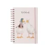 Wrendale Designs A5 Duck Notebook - Not a Daisy Goes By (Pink)