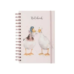 Wrendale Designs A5 Duck Notebook - Not a Daisy Goes By (Pink)