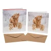 Wrendale Designs Kerstkaarten A Highland Christmas Set 8-delig