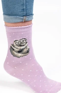 Wrendale Designs Sok Luiaard Little Card Big Hug