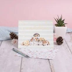 Wrendale Designs Wenskaart Little Paws - Congratulations