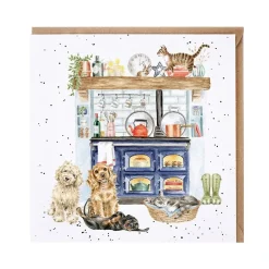 Wrendale Designs Wenskaart Country Kitchen