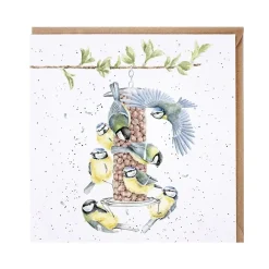 Wrendale Designs Wenskaart Vogels Bon Appetit!