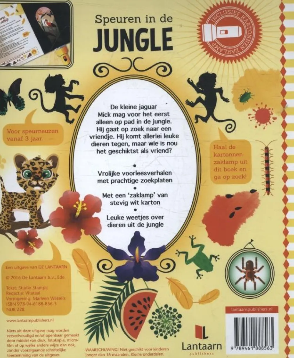De Lantaarn Zaklampboek Speuren in de Jungle