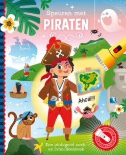 De Lantaarn Zaklampboek Speuren met piraten