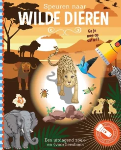 De Lantaarn Zaklampboek Speuren naar wilde dieren